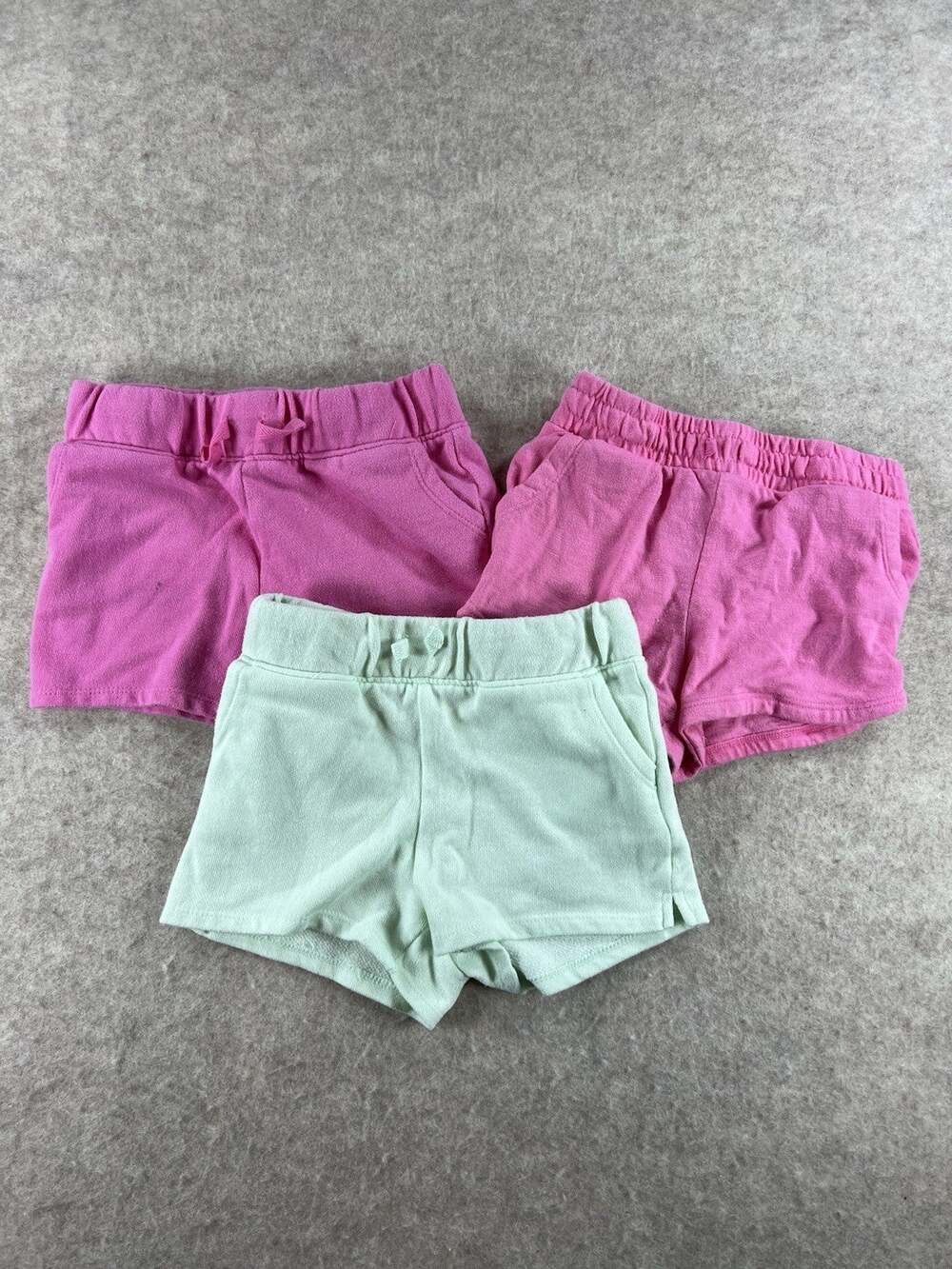 Jumping Beans Knit Shorts Bundle Pink Mint Green Girls Size 4T